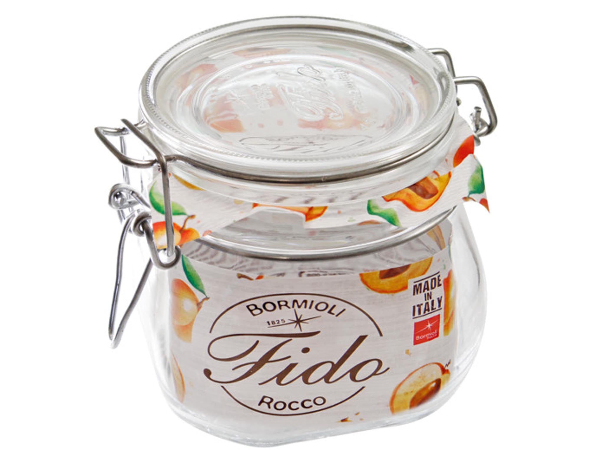 Das Fido 500 ml Glas von EINKOCHWELT: robust, luftdicht, ideal für Vorratshaltung. Perfekt für Marmelade, Gemüse, ästhetisch und spülmaschinenfest.