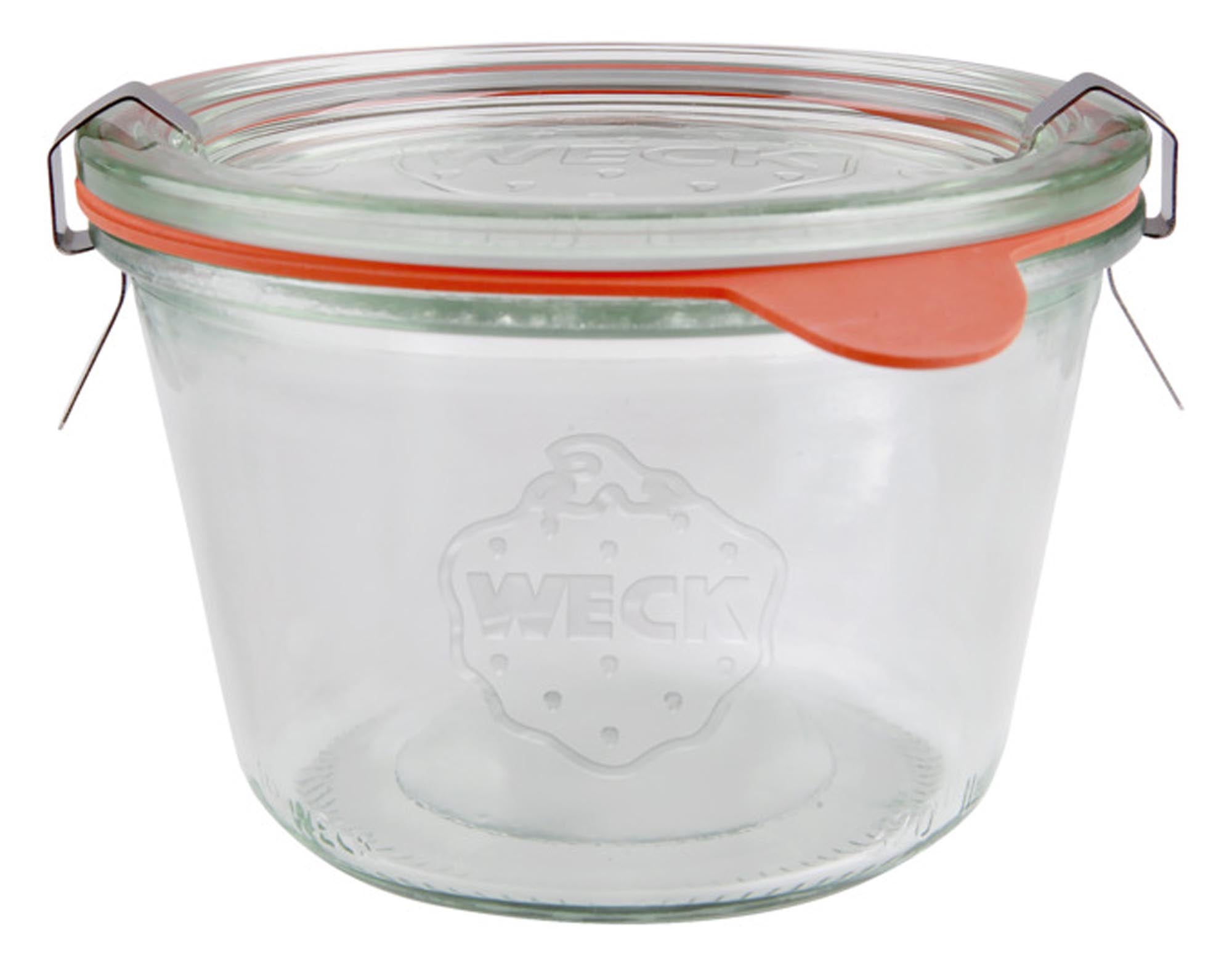 WECK Einmachglas Sturzform komplett 6 Stück 250 ml in  präsentiert im Onlineshop von KAQTU Design AG. Aufbewahrungsdose ist von WECK