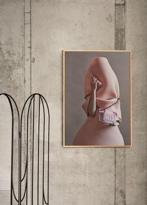 No Caller ID  in Beige / Pink / Grau / Schwarz präsentiert im Onlineshop von KAQTU Design AG. Bild ist von Paper Collective