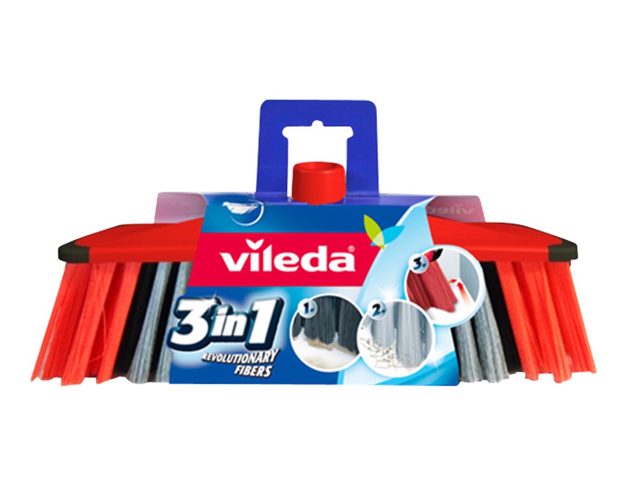 VILEDA Besen 3in1 ohne Stiel in  präsentiert im Onlineshop von KAQTU Design AG. Besen ist von VILEDA