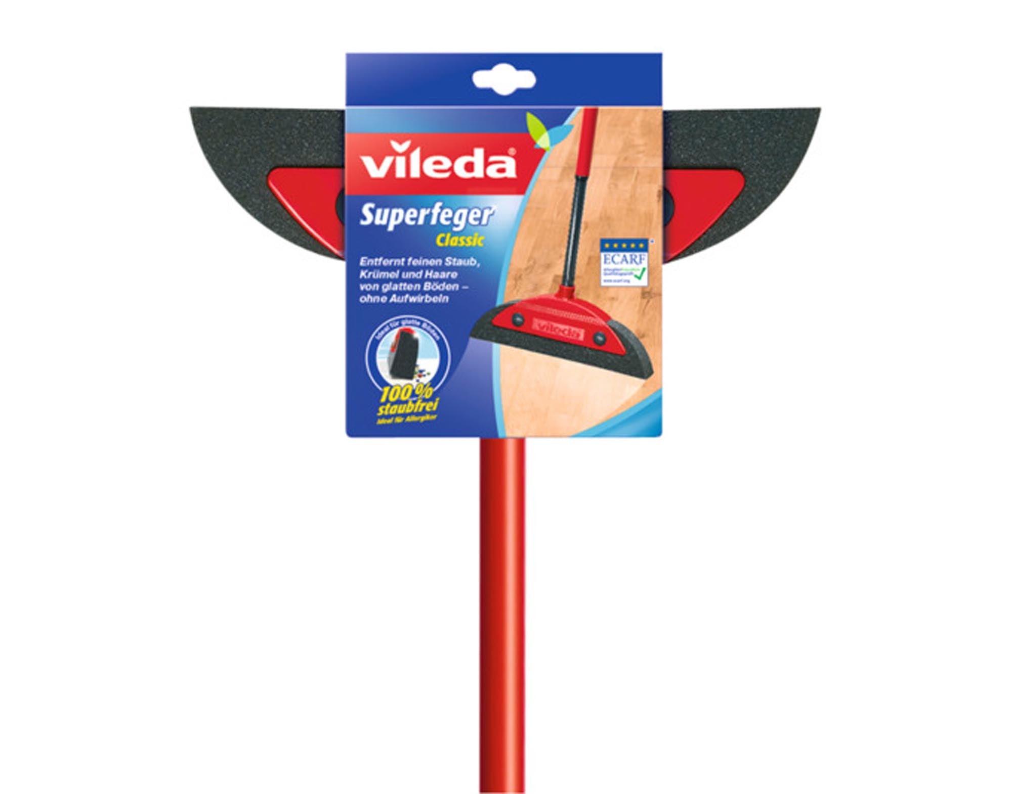 VILEDA Universalbesen Superfeger mit Teleskopstiel in  präsentiert im Onlineshop von KAQTU Design AG. Besen ist von VILEDA