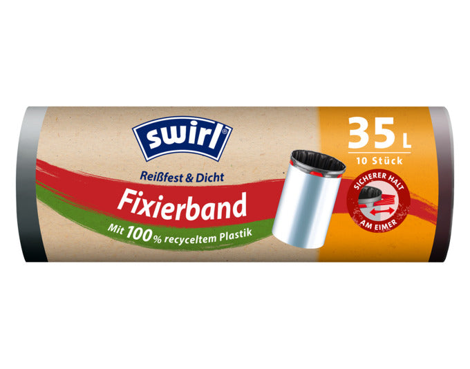 SWIRL Abfallsäcke Elastik Band 35 l