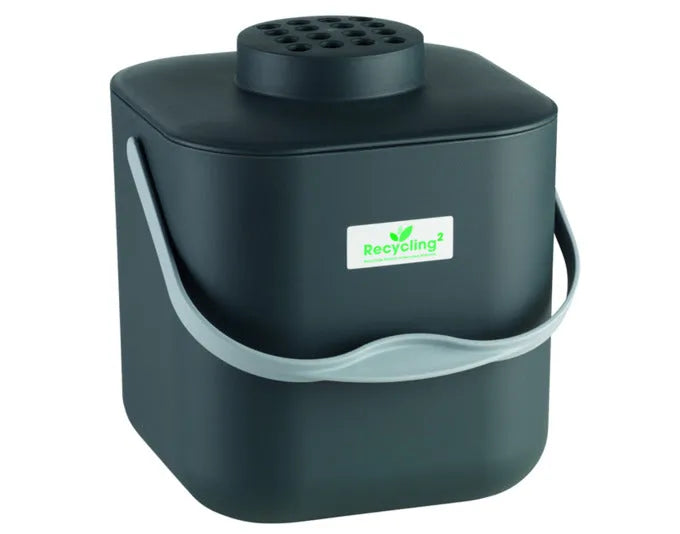 MÜLLEX Kompostbehälter Pot mit Filter schwarz 5 l in  präsentiert im Onlineshop von KAQTU Design AG. Gartenutensilien ist von MÜLLEX