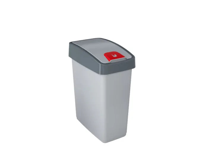 KEEEPER Abfalleimer magne silber 25 l 47.5x39.5x24 cm in  präsentiert im Onlineshop von KAQTU Design AG. Mülleimer ist von KEEEPER