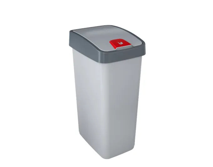 KEEEPER Abfalleimer magne silber 45 l 61.5x40x30 cm in  präsentiert im Onlineshop von KAQTU Design AG. Mülleimer ist von KEEEPER