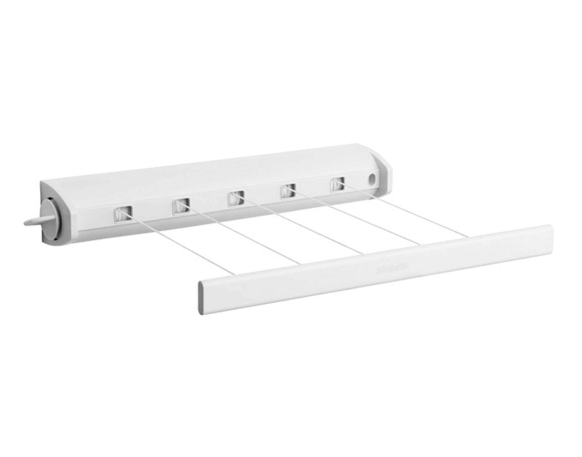 BRABANTIA Wäscheleine herausziehbar weiss 22 m in  präsentiert im Onlineshop von KAQTU Design AG. Wäscheständer ist von BRABANTIA
