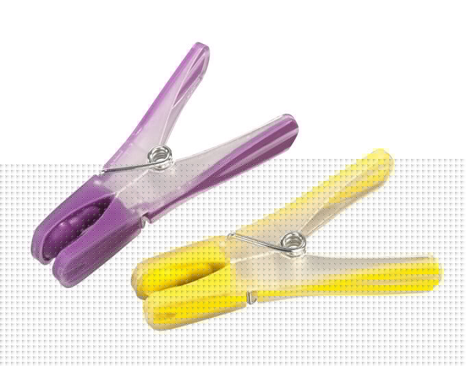 WENKO Wäscheklammer Soft Arrow 24 Stück in  präsentiert im Onlineshop von KAQTU Design AG. Haushaltshilfen ist von WENKO