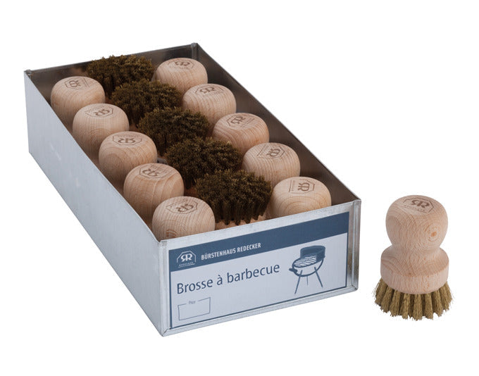 REDECKER Herdplattenbürste Grillbürste Buche Messing 15 Stück in  präsentiert im Onlineshop von KAQTU Design AG. Haushaltshilfen ist von REDECKER