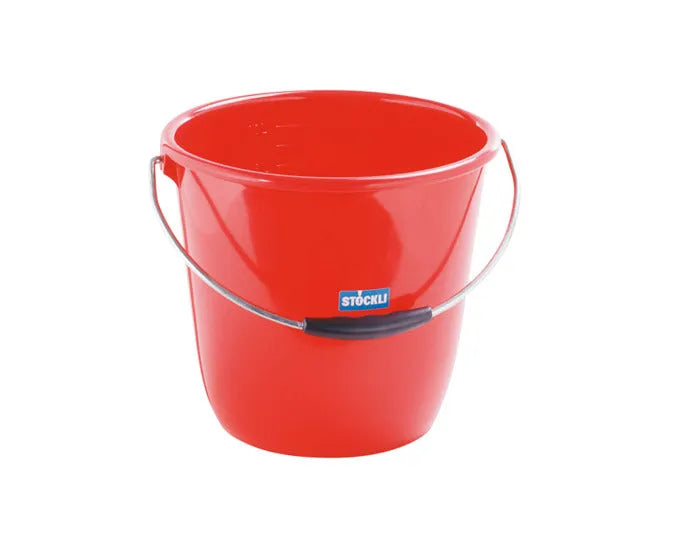 STÖCKLI Eimer rot 10 l in  präsentiert im Onlineshop von KAQTU Design AG. Haushaltshilfen ist von STÖCKLI