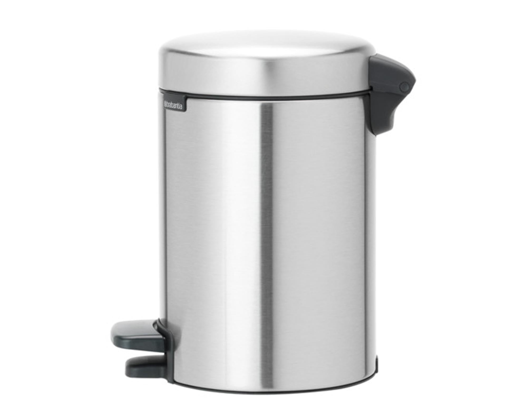 BRABANTIA Treteimer NewIcon matt steel FPP 3 l in  präsentiert im Onlineshop von KAQTU Design AG. Mülleimer ist von BRABANTIA