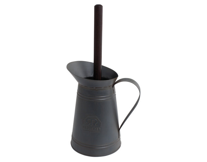 REDECKER WC-Bürstengarnitur Krug schwarz in  präsentiert im Onlineshop von KAQTU Design AG. Toilettenartikel ist von REDECKER