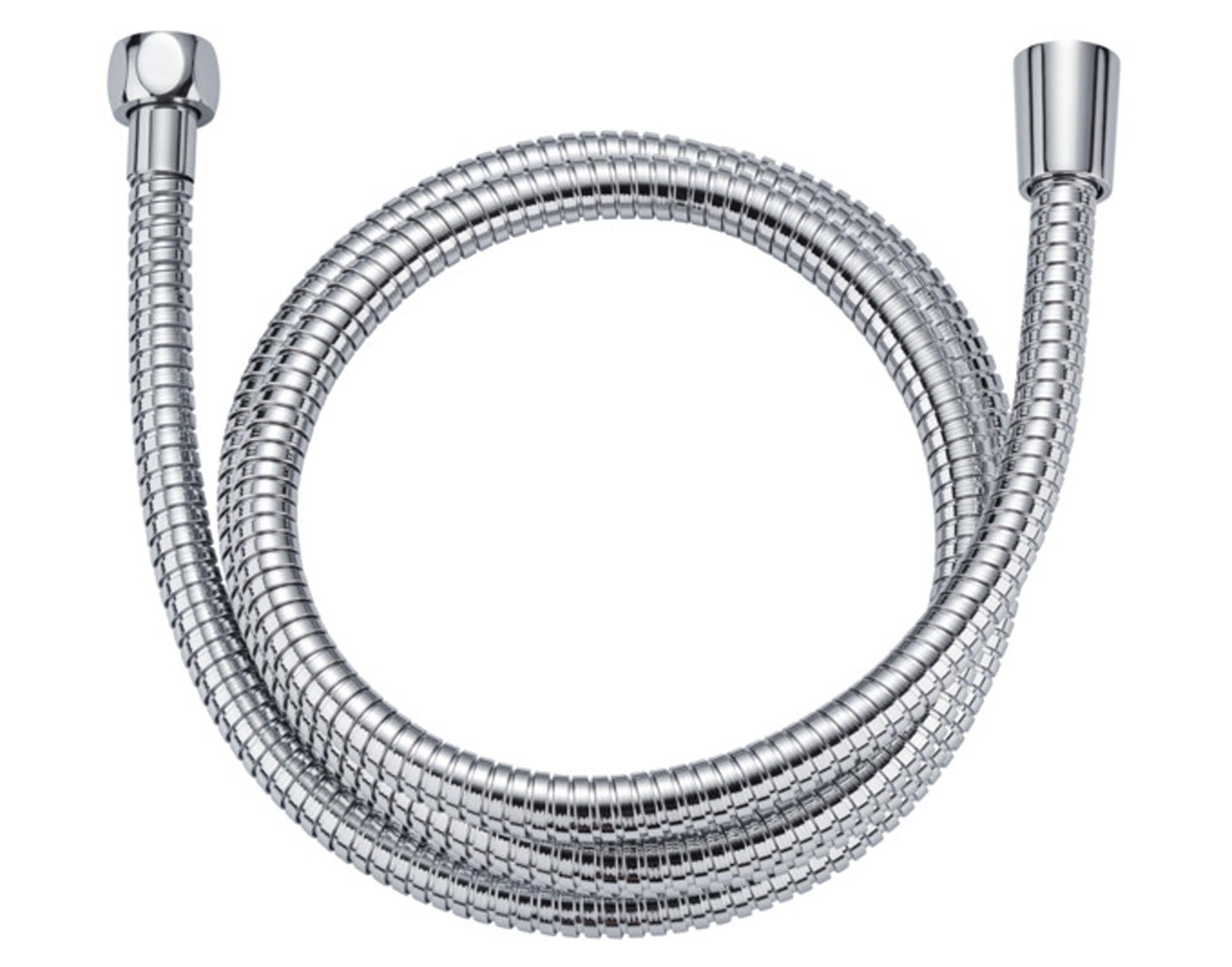 Hochwertiger DIAQUA Brauseschlauch aus Metall, 180 cm lang, mit 1/2" Anschlüssen, langlebig und flexibel für Ihre Dusche.