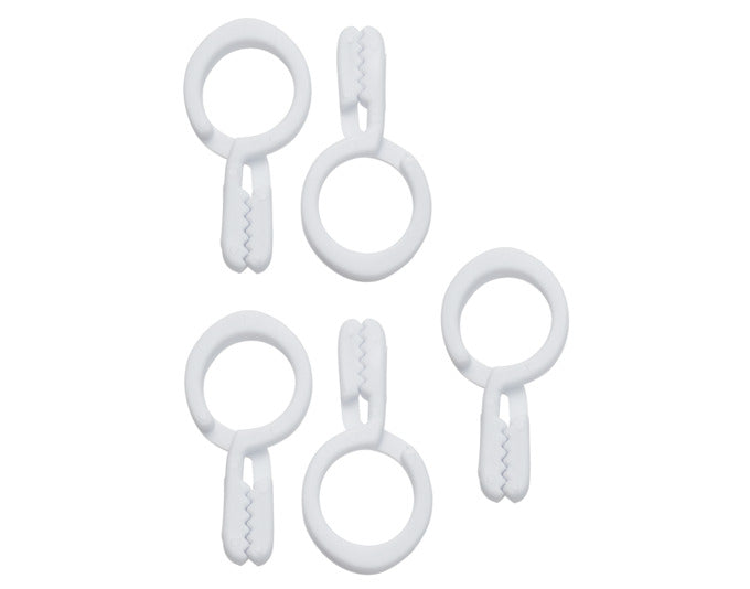 DIAQUA Haken Clip 5 Stück weiss in  präsentiert im Onlineshop von KAQTU Design AG. Kleiderhaken ist von DIAQUA