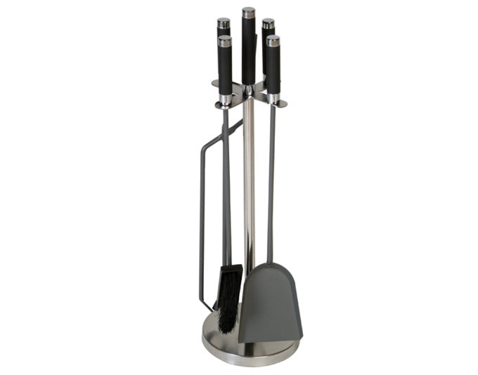 LIENBACHER Cheminéegarnitur 4-teilig Inox schwarz in  präsentiert im Onlineshop von KAQTU Design AG. Haushaltswaren ist von LIENBACHER
