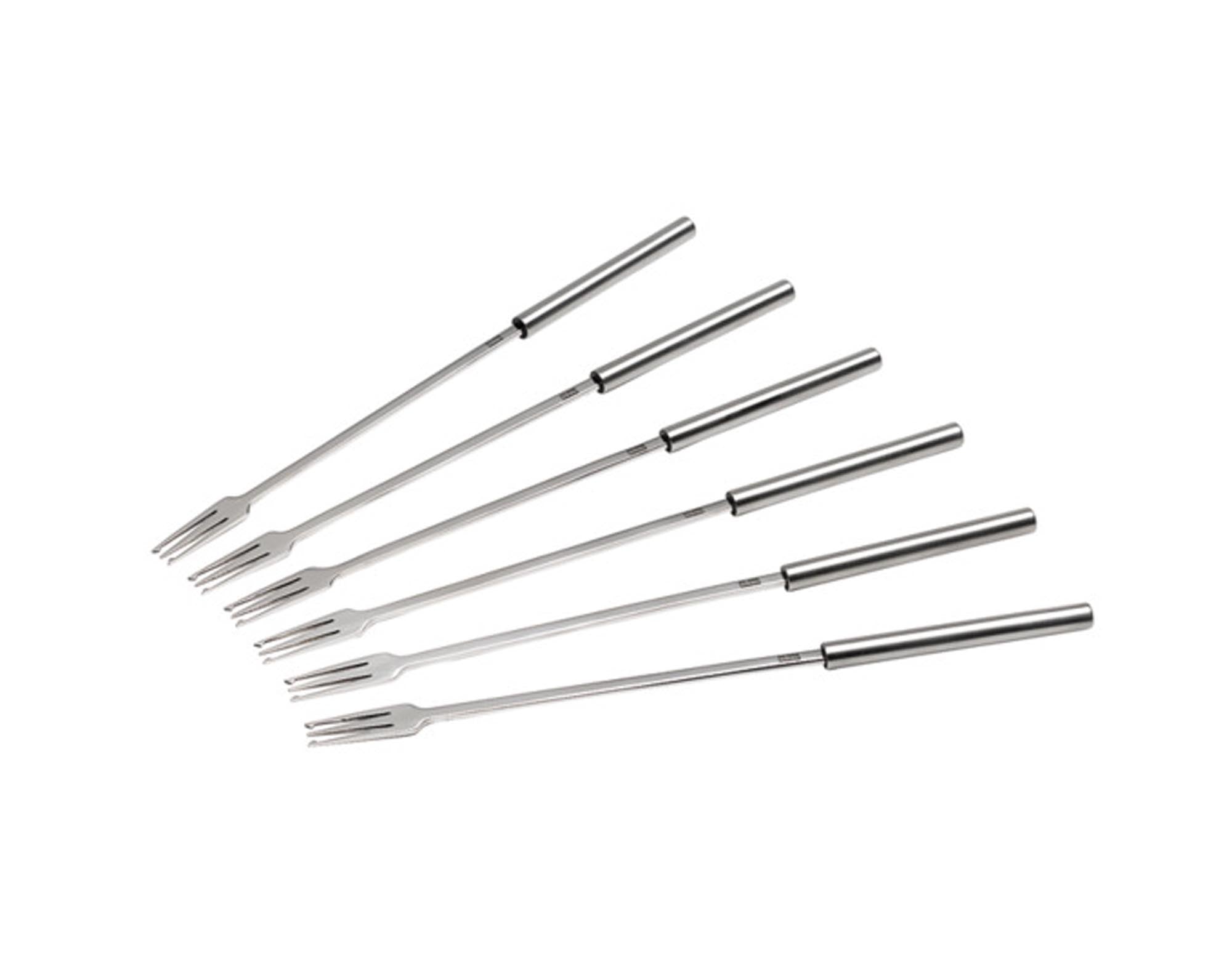 STÖCKLI Fourchettes à fondue universelles en inox 6 pièces