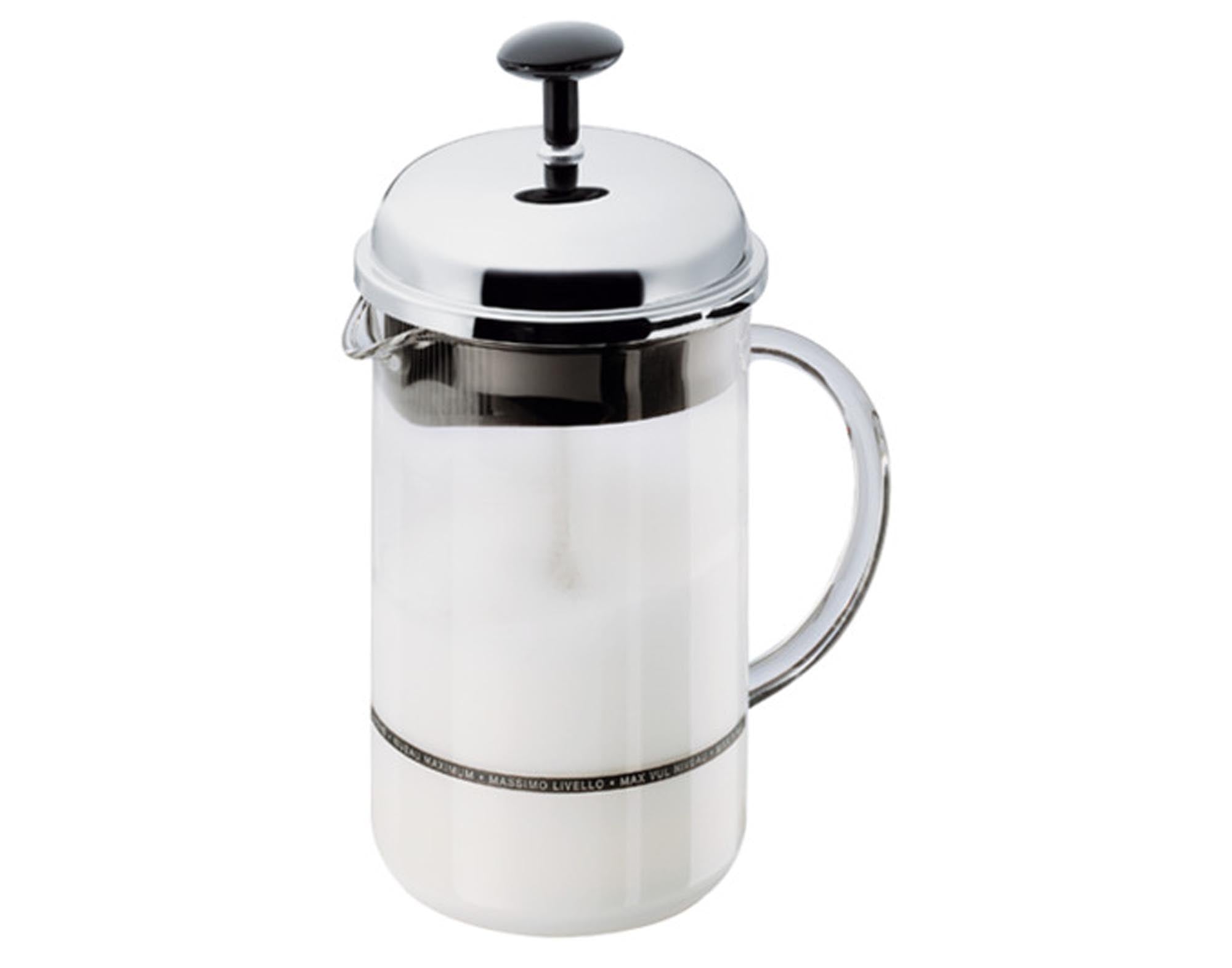 Eleganter BODUM Milchschäumer Chambord: Perfekter Milchschaum für Cappuccino & Latte, aus Edelstahl, BPA-frei, einfach zu handhaben.