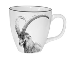 STEINLIN tasse Steinbock 0,3 l porcelaine blanche