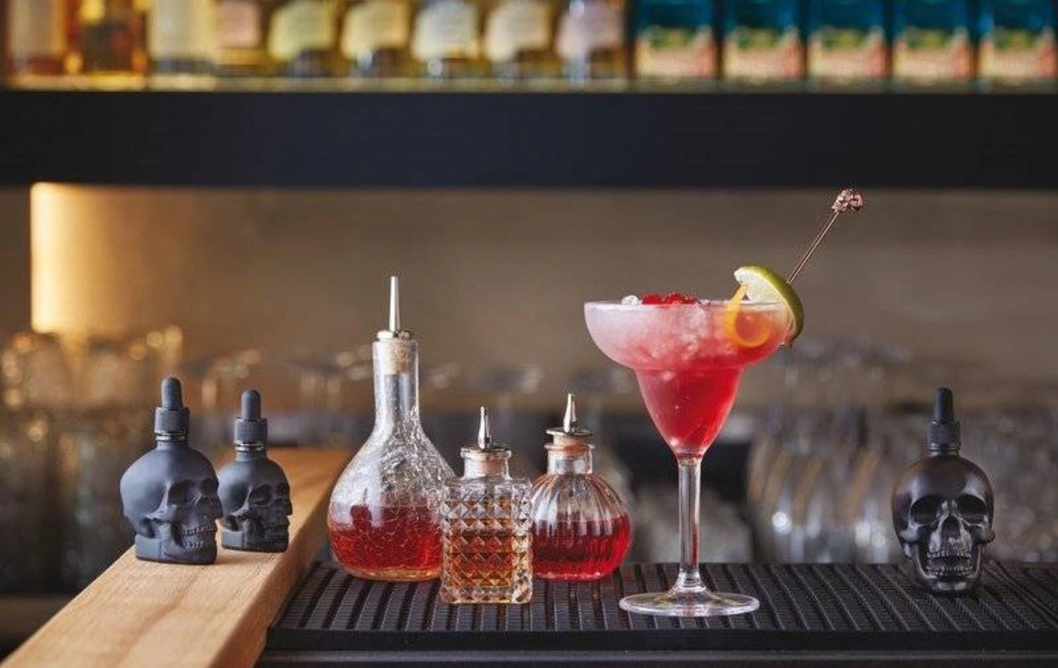 Schädel Dash Bottle Pipette 60ml schwarz