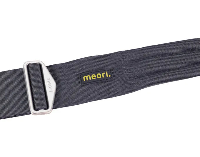 Praktischer MEORI Schultergurt in Schwarz, ideal für komfortables Tragen Ihrer Faltbox. Robust, verstellbar und stilvoll.