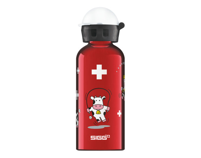 Trinkflasche Kids Bottle Funny Cows 0.4 l in  präsentiert im Onlineshop von KAQTU Design AG. Flasche ist von SIGG
