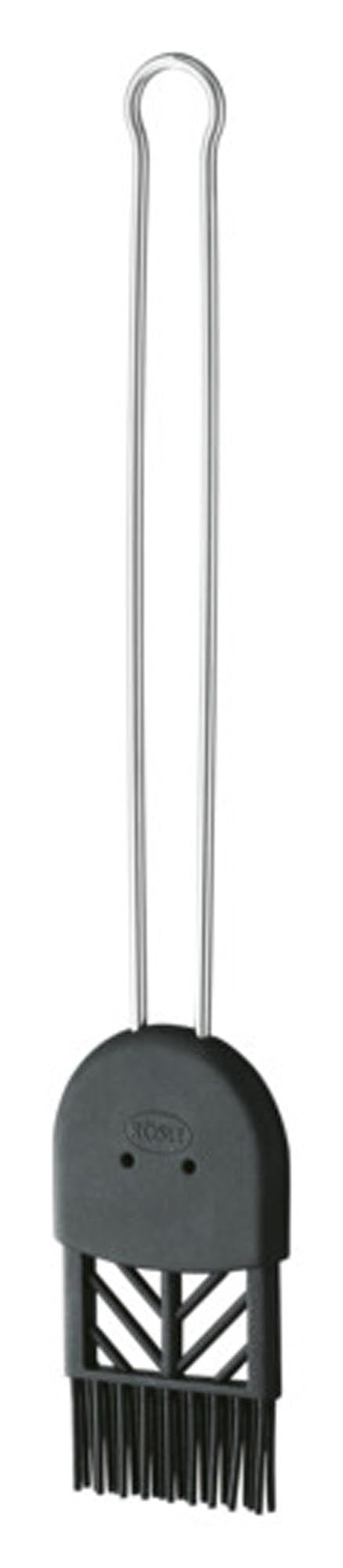 RÖSLE Backpinsel: Silikon, 26x4.5 cm, hitzebeständig, leicht zu reinigen, ideal für Ei, Butter, Glasuren. Ergonomisch, langlebig.