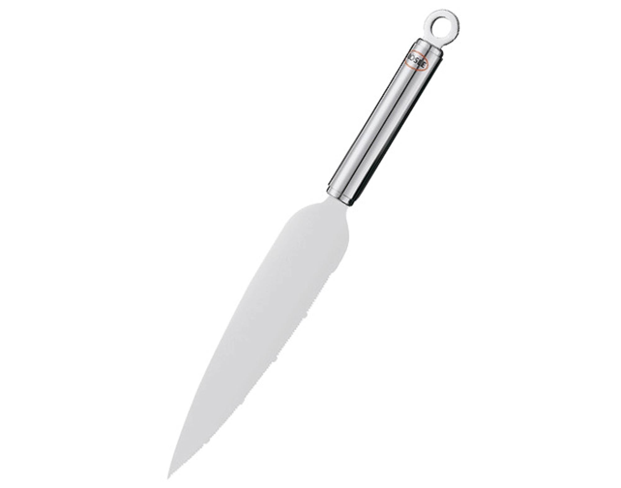 Entdecken Sie das RÖSLE Tortenmesser 30x5 cm – ideal für präzises Schneiden von Torten und Kuchen. Hochwertiger Edelstahl, spülmaschinenfest.