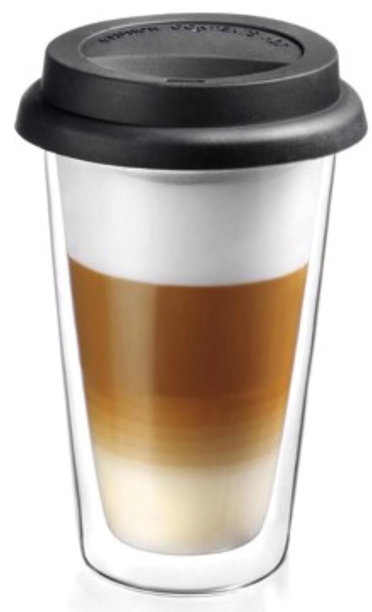 Thermobecher To Go Glas 30cl in Transparent präsentiert im Onlineshop von KAQTU Design AG. Trinkflasche ist von Rastal