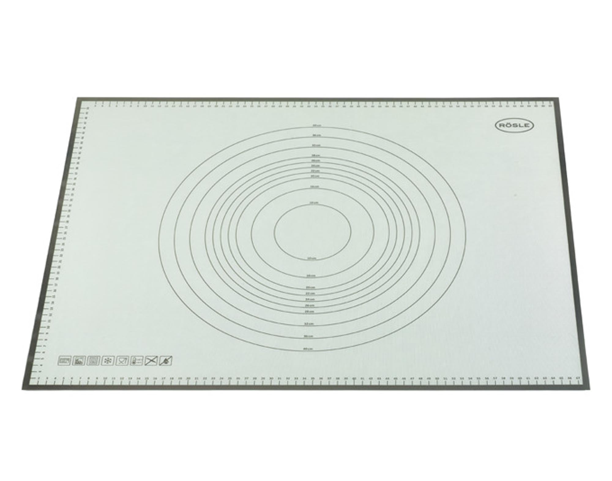 RÖSLE Backmatte 68x53 cm: Antihaft, hitzebeständig, ideal für Teig, Gebäck. Umweltfreundlich, langlebig, leicht zu reinigen.