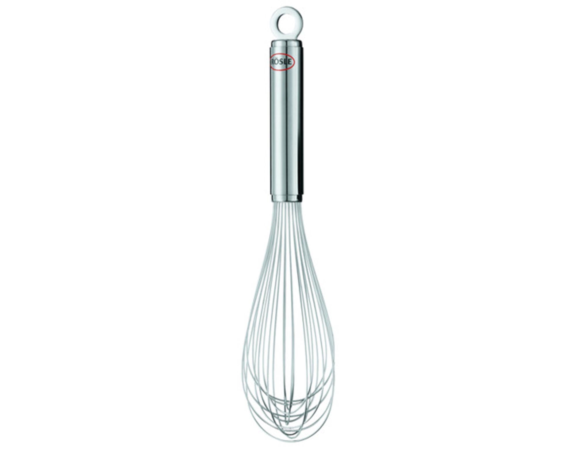 Entdecken Sie den RÖSLE Schlagbesen 32 cm – ideal zum Schlagen von Sahne und Eiweiß. Hochwertiger Edelstahl, ergonomischer Griff, spülmaschinenfest.