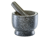 ZELLER Mörser mit Stössel Granit anthrazit ø 12x10 cm
