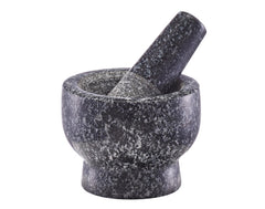 ZELLER Mörser mit Stössel Granit anthrazit ø 9x6.5 cm