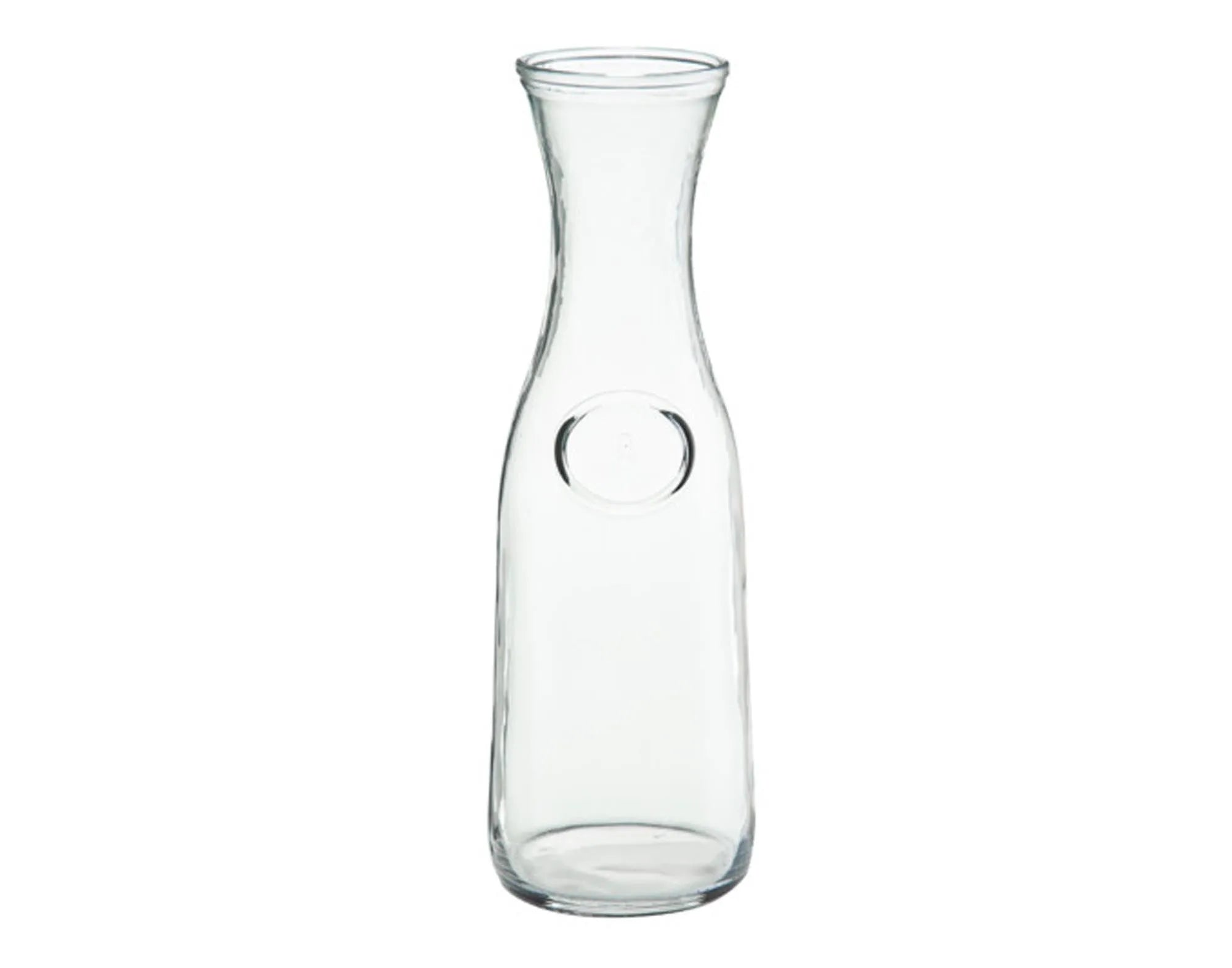 Elegante 1000 ml Glaskaraffe von ZELLER PRESENT: stilvoll, tropffrei, spülmaschinenfest, ideal für Wasser, Saft, Wein.