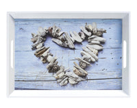 ZELLER plateau coeur 50x35 cm