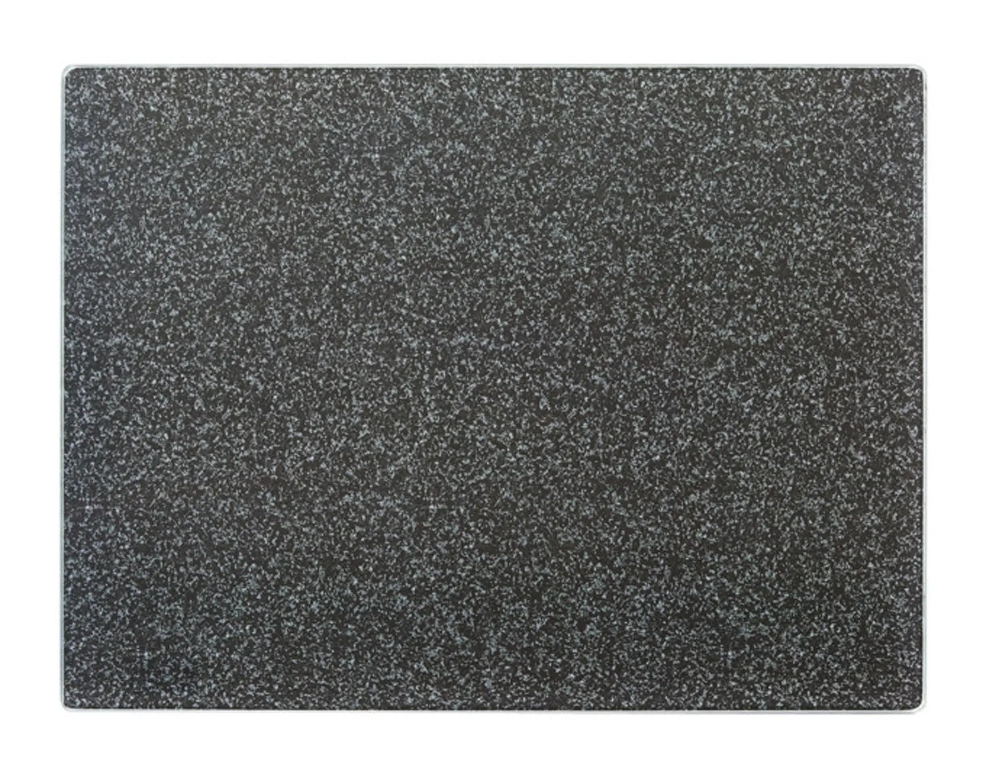 Elegantes, hygienisches Schneidbrett aus Glas und Granit, 40x30 cm, kratzfest, pflegeleicht, rutschfest, ideal für jede Küche.