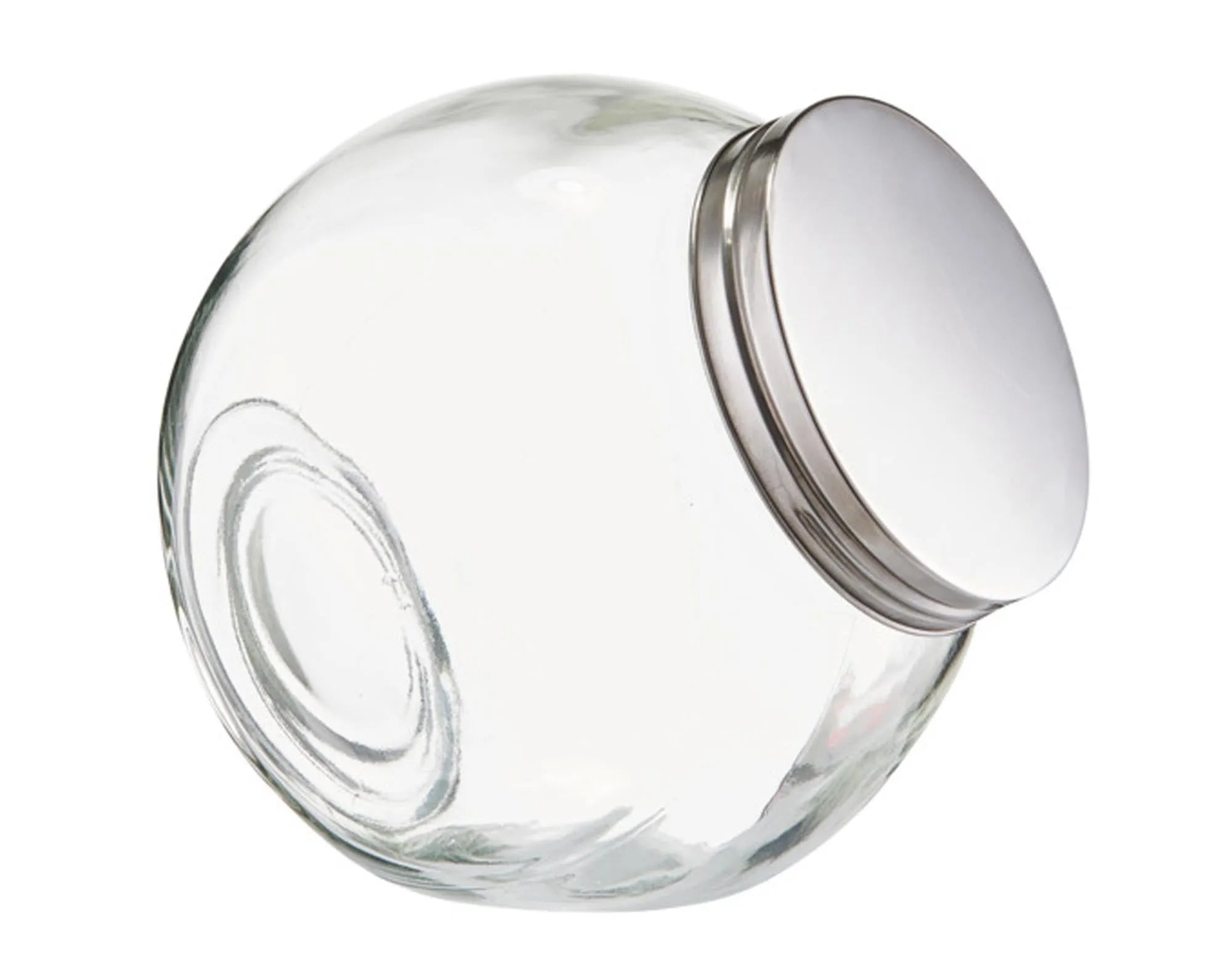 Elegantes 1200 ml Vorratsglas von ZELLER PRESENT, ideal für Süssigkeiten und Nüsse. Luftdichter Verschluss für Frische.
