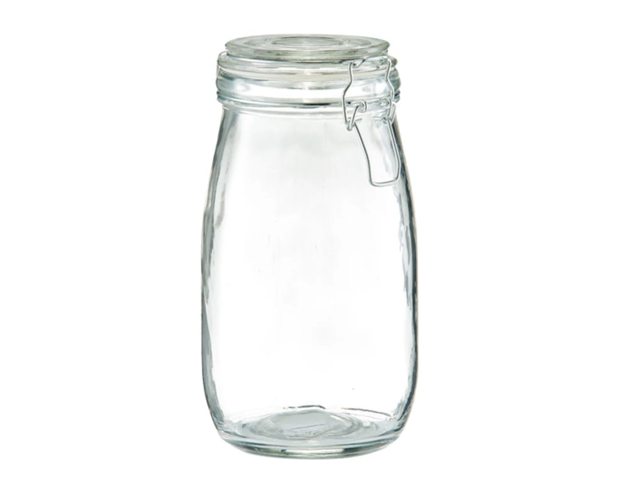 Stilvolles 1450 ml Vorratsglas von ZELLER PRESENT mit Bügelverschluss, luftdicht, ideal für Reis, Pasta, Müsli. Spülmaschinenfest.