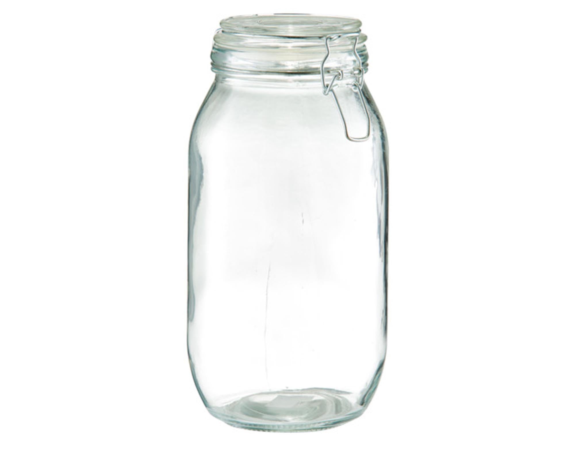 Zeller storage glass with a lid ironing closure 2000 ml