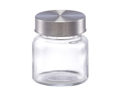 Zeller storage glass with lid metal mini 75ml Ø5.6x6.3 cm