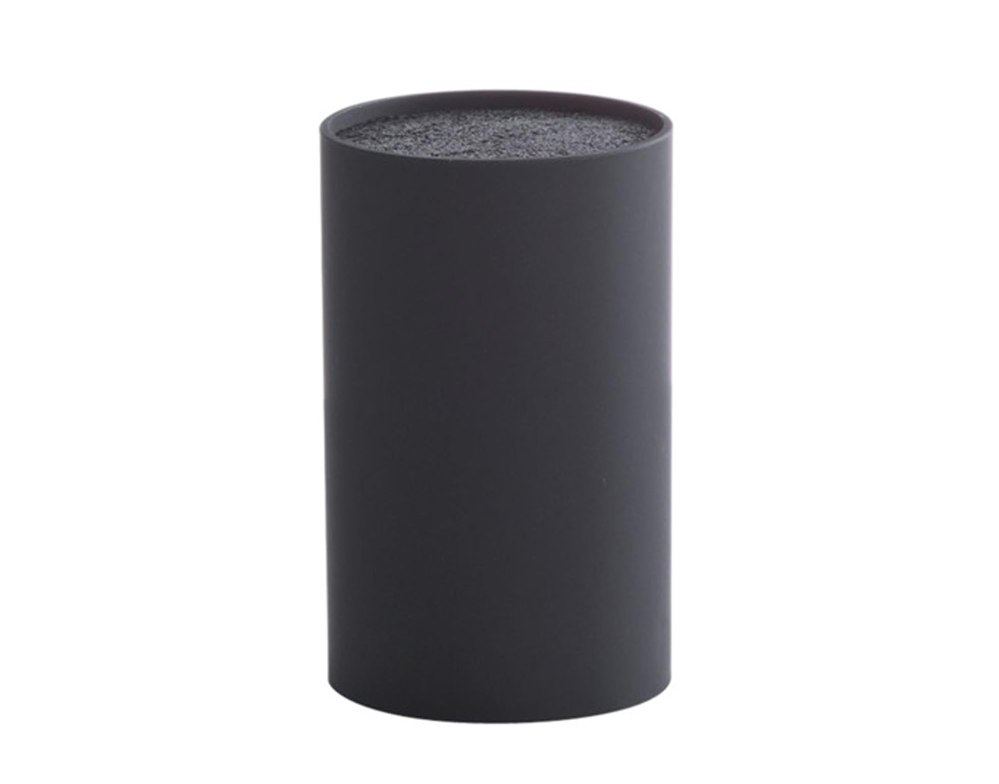 ZELLER Messerblock schwarz leer ø 11x18cm