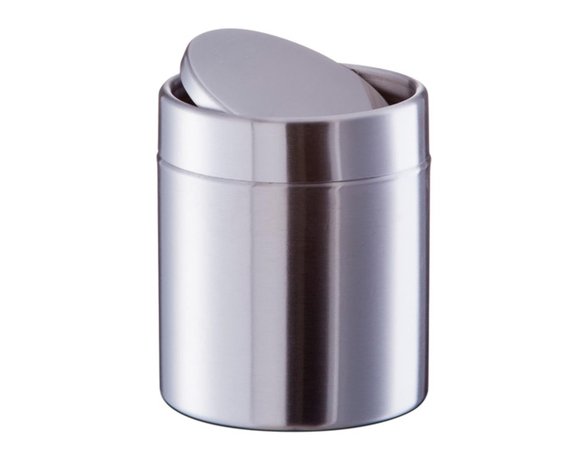 Seau de déchets de table zeller inox Ø 11,5x14 cm