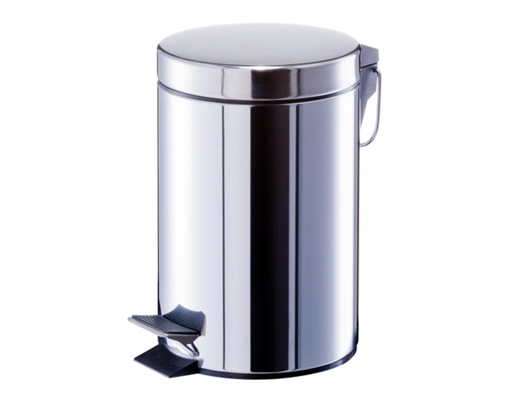 ZELLER Treteimer Inox 3 l ø 22.25.5 cm