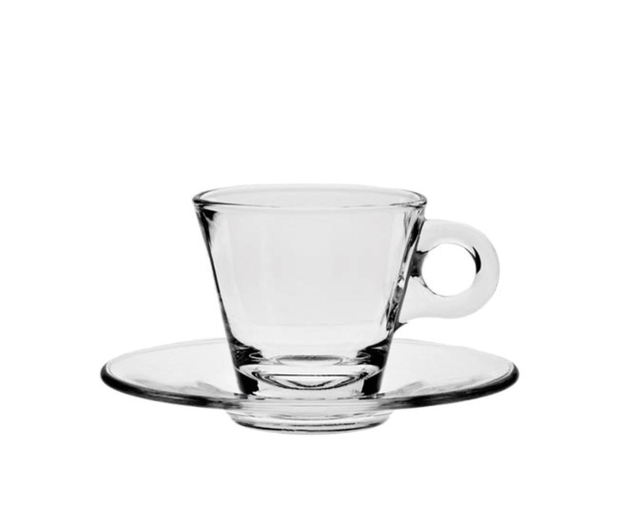 Chicca/Conic Cappuccino-Untere in Transparent präsentiert im Onlineshop von KAQTU Design AG. Kaffeetassen ist von Rastal