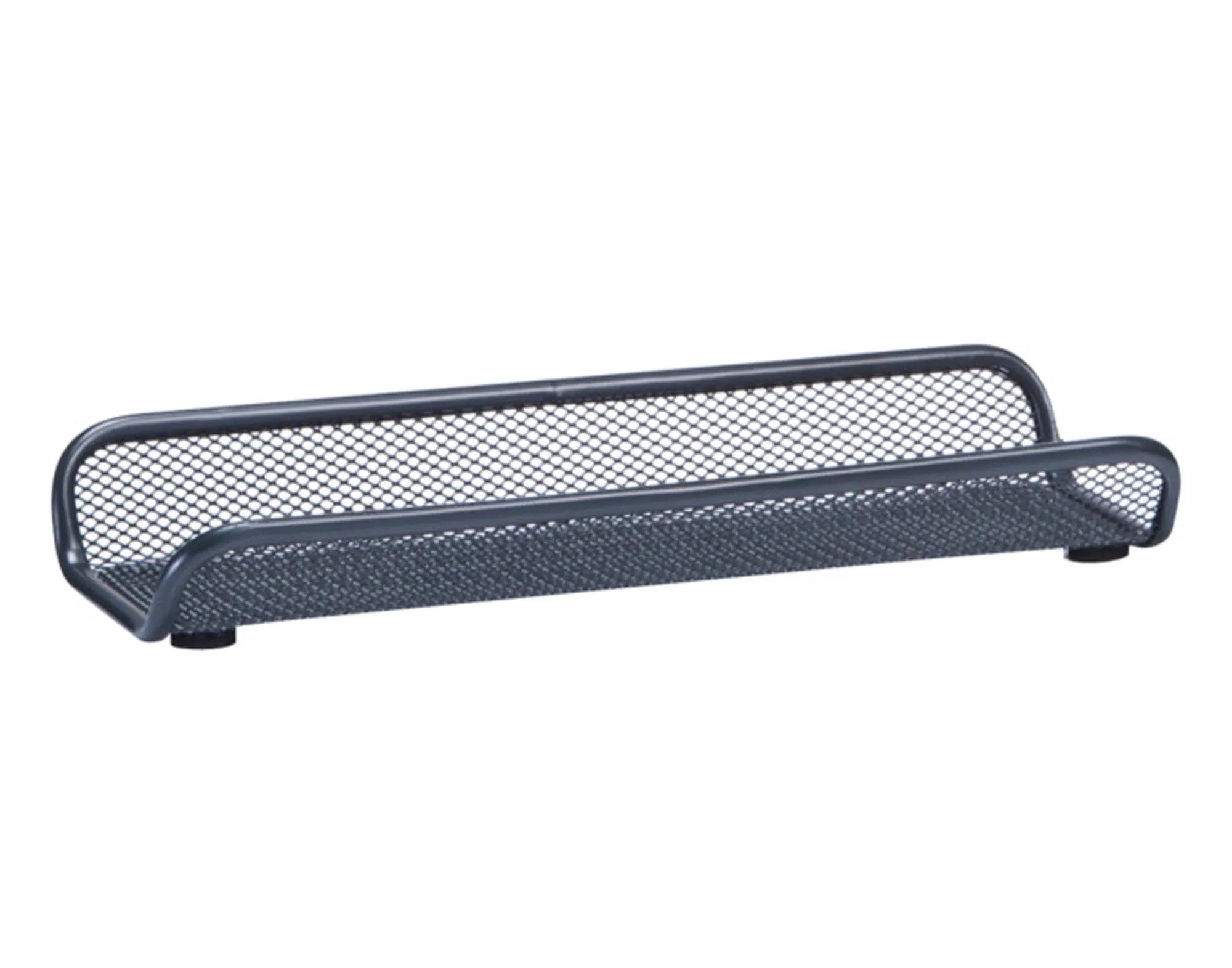 ZELLER Bleistiftablage Mesh anthrazit 25x9x3.5 cm in  präsentiert im Onlineshop von KAQTU Design AG. Bürozubehör ist von ZELLER PRESENT