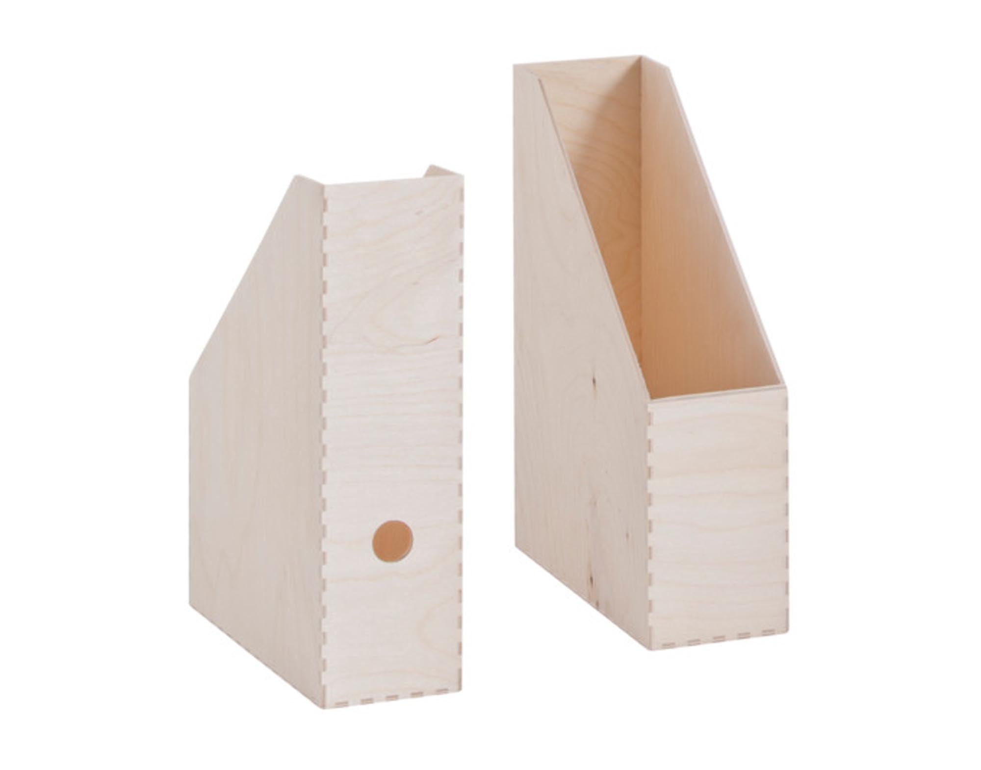 ZELLER Magazinbox Birke 23x9x31 cm
