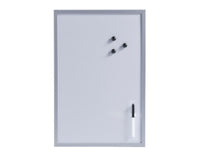 ZELLER Magnet Memobord grau 40x60 cm