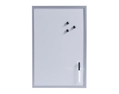 ZELLER Magnet Memobord grau 40x60 cm