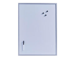 ZELLER Magnet Memobord grau 60x80 cm