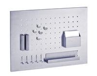 ZELLER Magnet Memobord mit Utensilien 20x60 cm