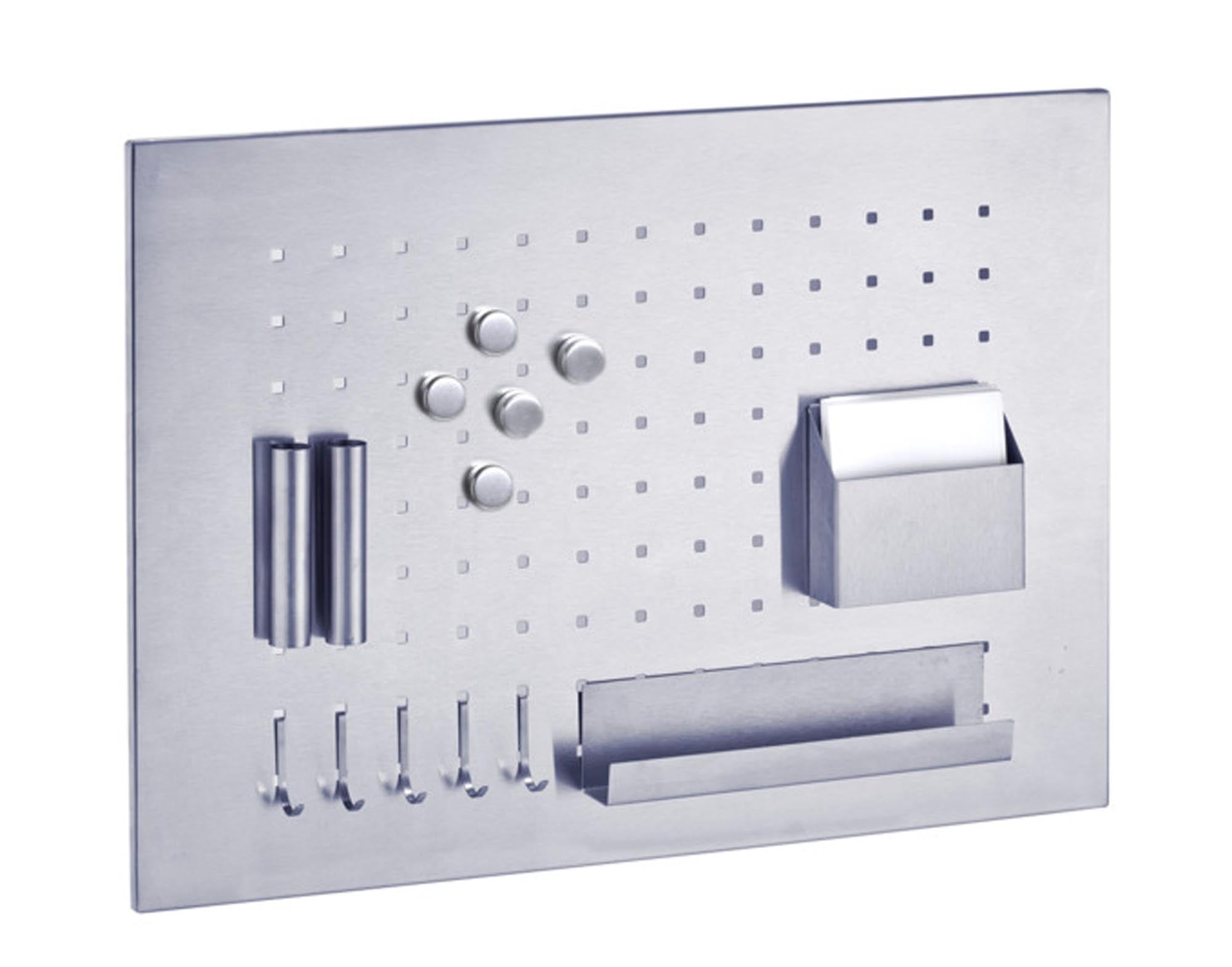 Entdecken Sie das ZELLER Magnet Memobord 20x60 cm mit Utensilien – die perfekte Lösung für stilvolle Organisation und modernes Design in Ihrem Zuhause.
