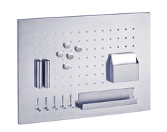 ZELLER Magnet Memobord mit Utensilien 20x60 cm